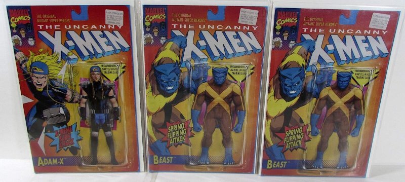 X-Men Legends Lot of 3 #2 c, 3 cx2 Marvel (2021) Variant AF Cover Comics (Marvel Comics, 2021), raw, ungraded comic book — front cover