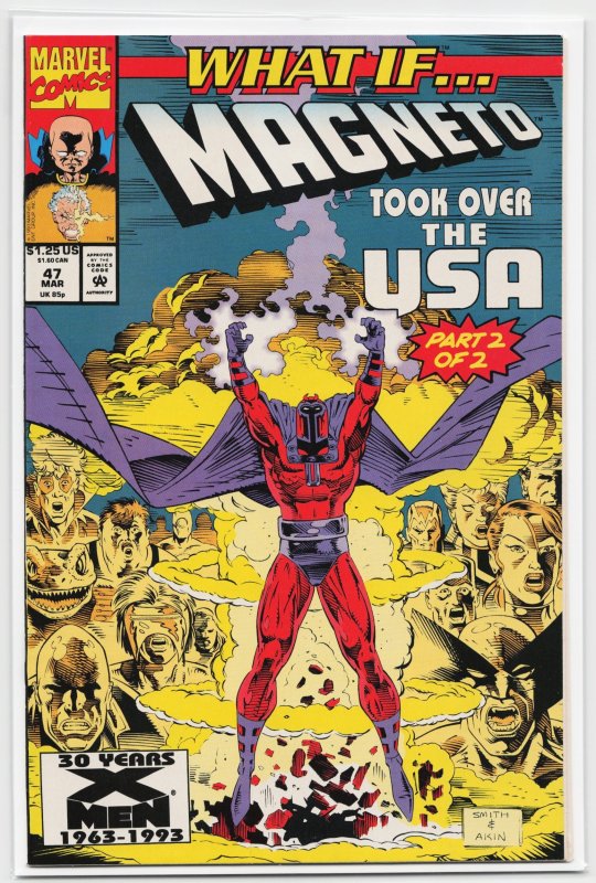 What If...? #47 (1993), raw, ungraded comic book — front cover