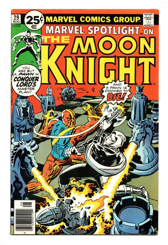 Marvel Spotlight #29 (Marvel Comics, 1976), raw, ungraded comic book — front cover