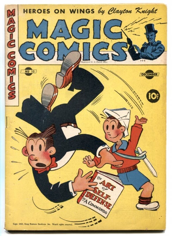 Magic #53 (1943), raw comic book in FN+ condition — front cover