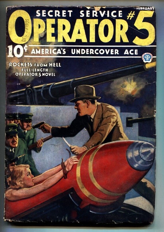 Pulp: Operator #5, raw, ungraded comic book — front cover