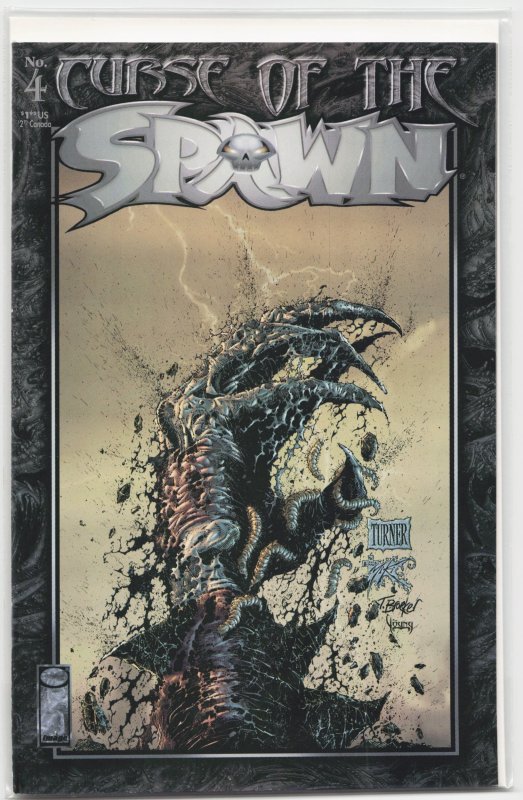 Curse of the Spawn #4 (Image Comics, 1996), raw, ungraded comic book — front cover