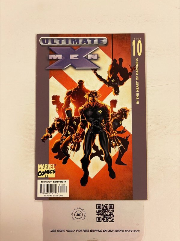 Ultimate X-Men #10 (Marvel Comics, 2001), raw comic book in NM condition — front cover