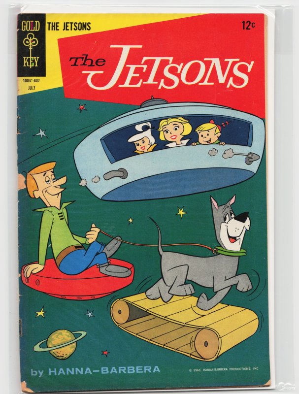 Jetsons #27 (Gold Key Comics, 1968), raw, ungraded comic book — front cover