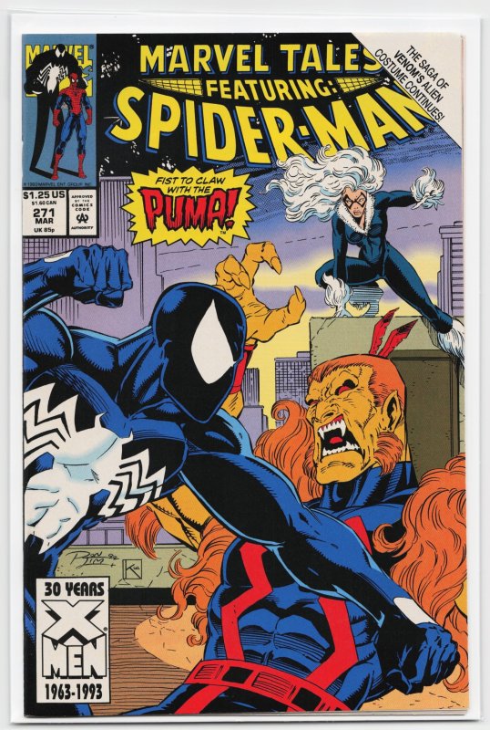 Marvel Tales #271 (Marvel Comics, 1993), raw, ungraded comic book — front cover