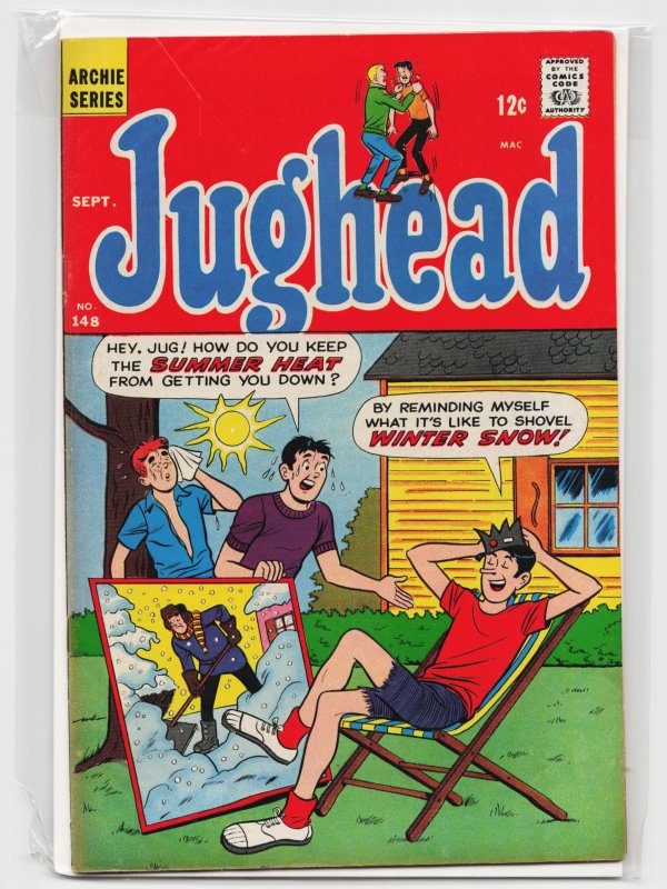 Jughead #148 (Archie Comics, 1967), raw, ungraded comic book — front cover