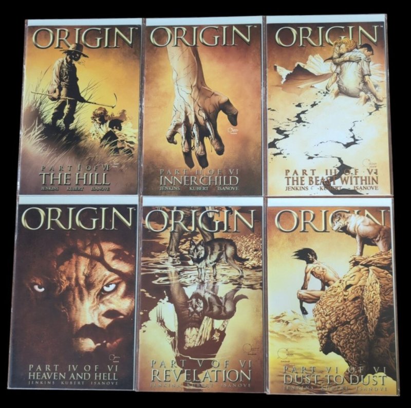 Wolverine the Origin #1-6 Complete Set Run Lot Origin of Wolverine Logan 2001 VF (2001), raw comic book in VF condition — front cover
