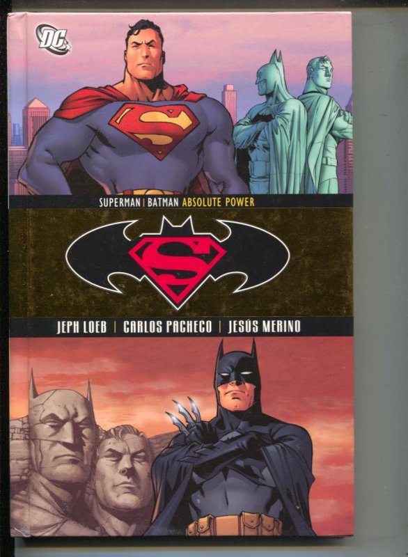 Superman Batman Absolute Power-Jeph Loeb-Hardcover, raw, ungraded comic book — front cover