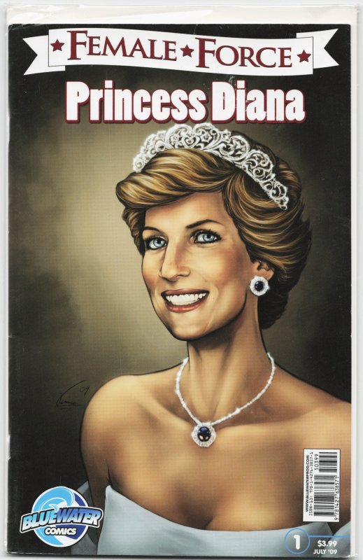 Female Force: Princess Diana (2009) Princess Diana (2009), raw, ungraded comic book — front cover
