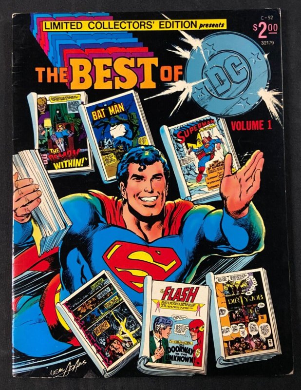 DC Comics Treasury Edition Best of DC Comics Volume 1 FN Adams Superman Cover (DC Comics), raw comic book in FN condition — front cover