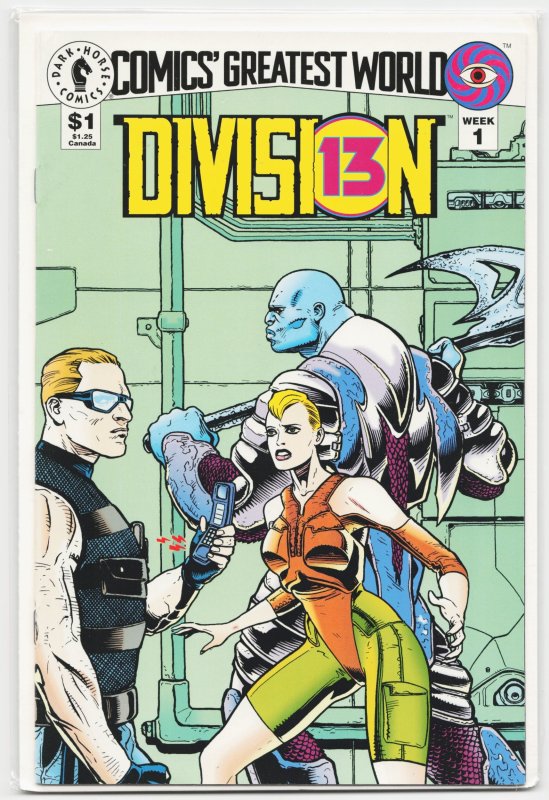 Comics' Greatest World: Vortex #1 (Dark Horse Comics, 1993), raw, ungraded comic book — front cover