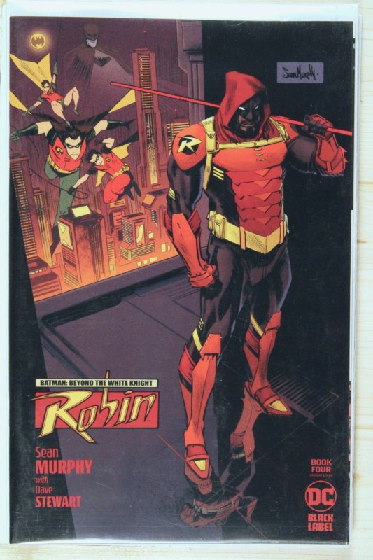 Batman: Beyond the White Knight #4 (DC Comics, 2022), raw comic book in NM+ 9.6 condition — front cover