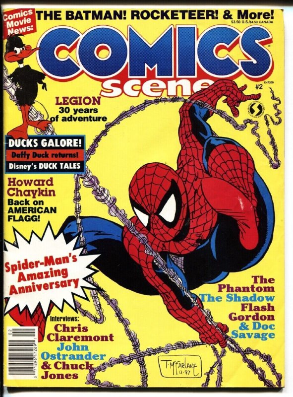 Comics Scene #2 (1988), raw, ungraded comic book — front cover