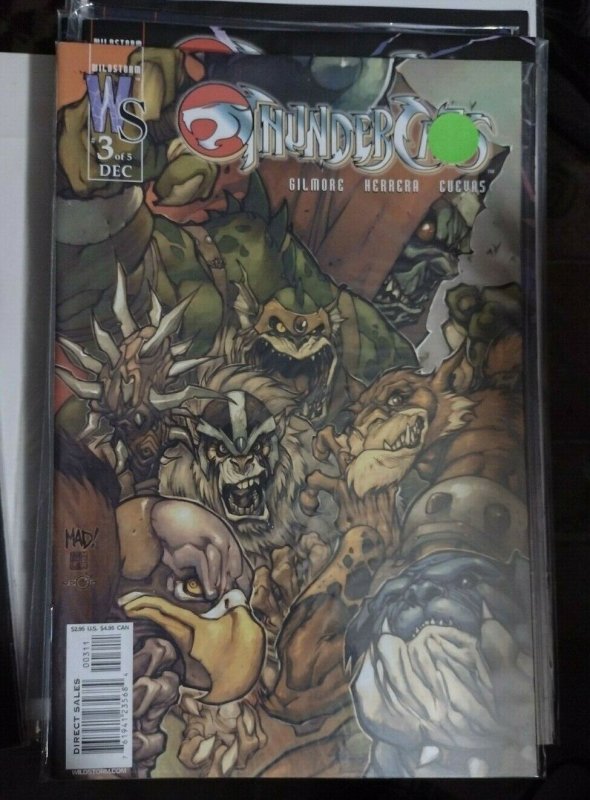 Thundercats #3 (2002), raw, ungraded comic book — front cover
