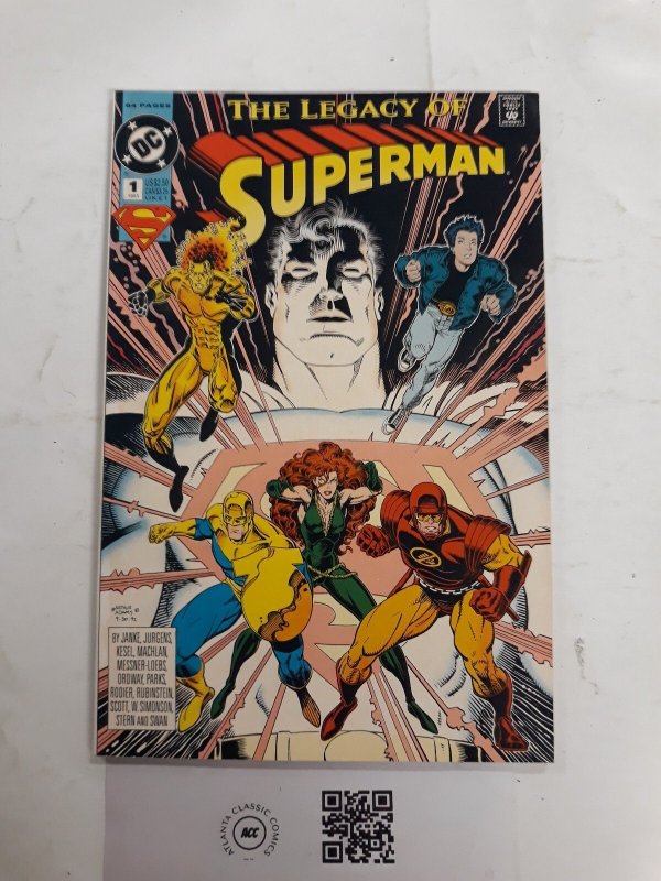 Legacy of Superman #1 (DC Comics), raw comic book in NM condition — front cover