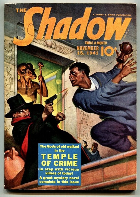 Shadow 1941 NOV 15-high Grade- Street AND Smith-Rare Pulp VF (Street & Smith, 1941), raw, ungraded comic book — front cover