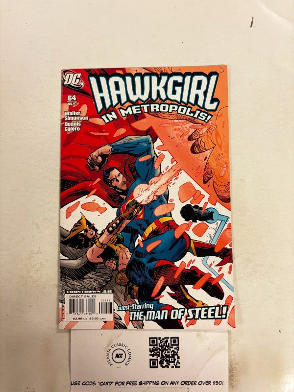 Hawkgirl #64 (DC Comics), raw comic book in NM condition — front cover