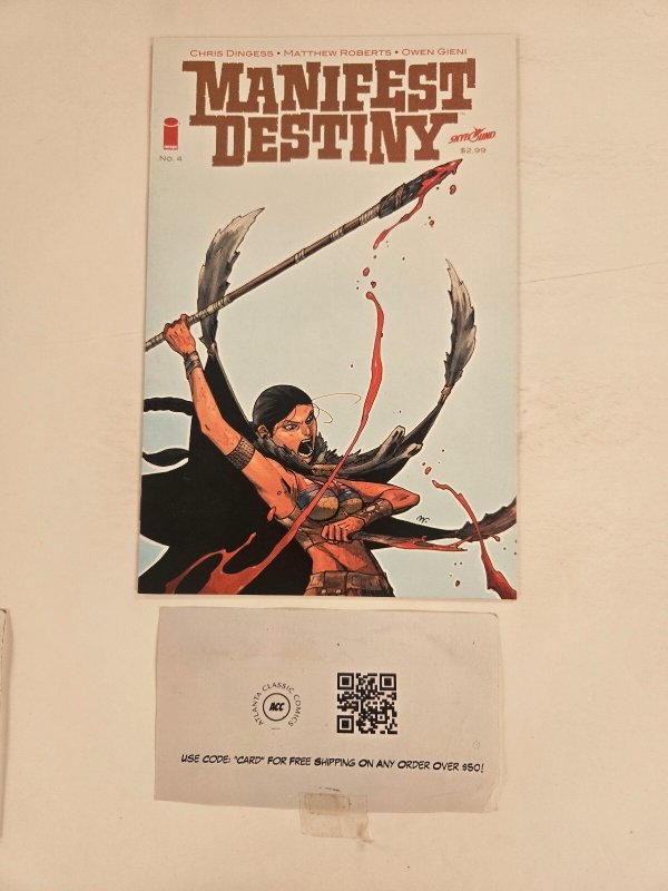 Manifest Destiny #4 (2014), raw comic book in NM condition — front cover