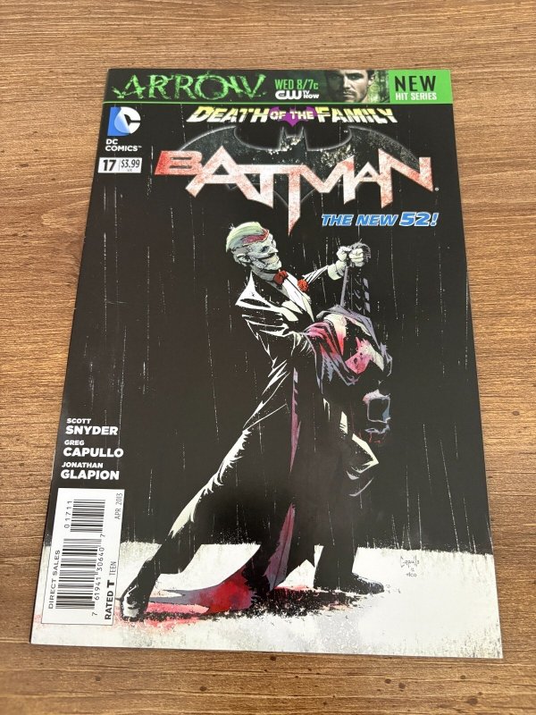 Batman #17 (DC Comics, 2013), raw comic book in NM condition — front cover