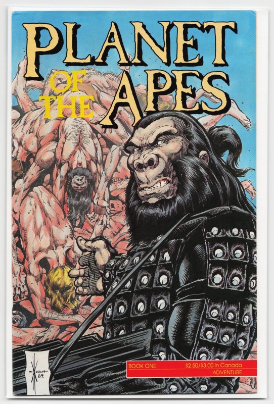 Planet of the Apes #1 (Marvel Comics, 1990), raw, ungraded comic book — front cover
