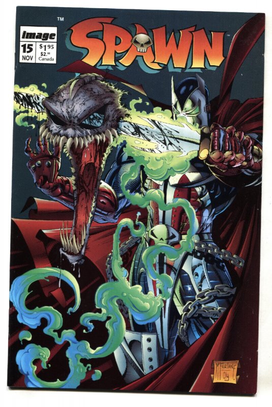 Spawn #15 - 1993 - Image - VF - Comic Book (Image Comics, 1993), raw comic book in VF condition — front cover
