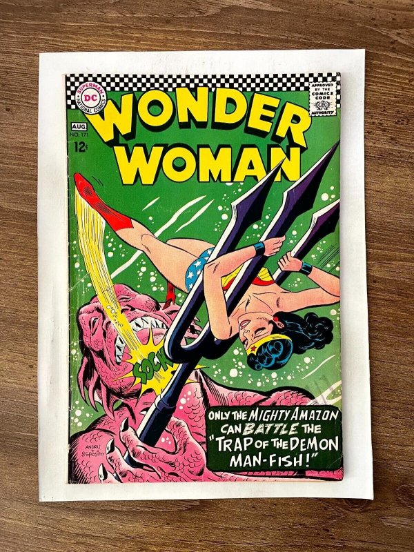 Wonder Woman #171 (DC Comics), raw comic book in FN condition — front cover