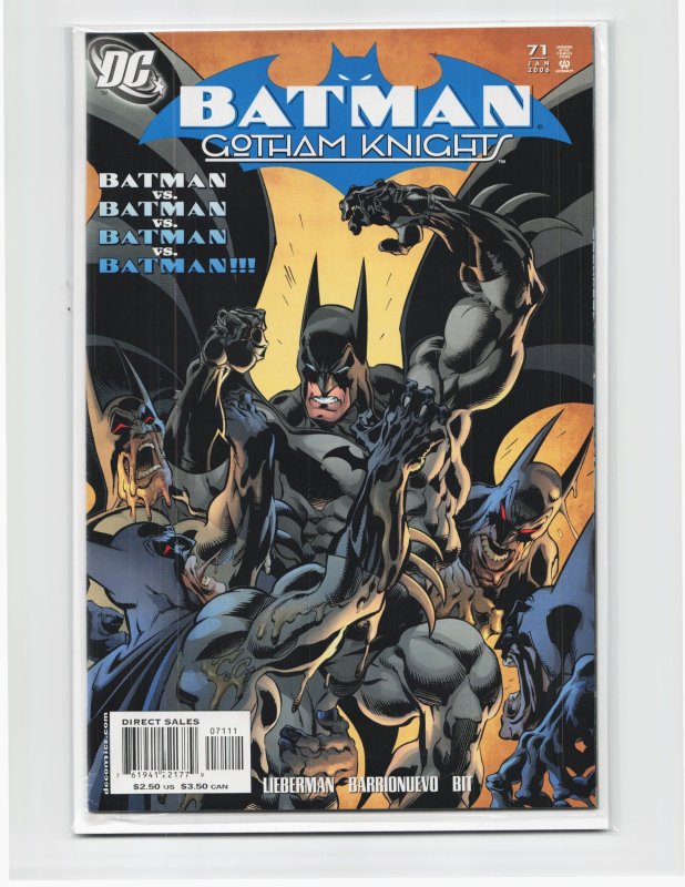 Batman: Gotham Knights #71 (DC Comics, 2006), raw, ungraded comic book — front cover