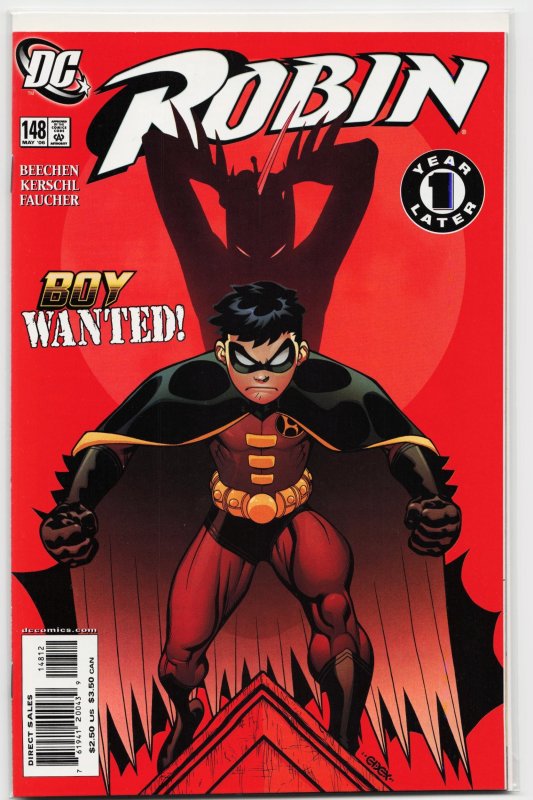 Robin #148 (DC Comics, 2006), raw, ungraded comic book — front cover
