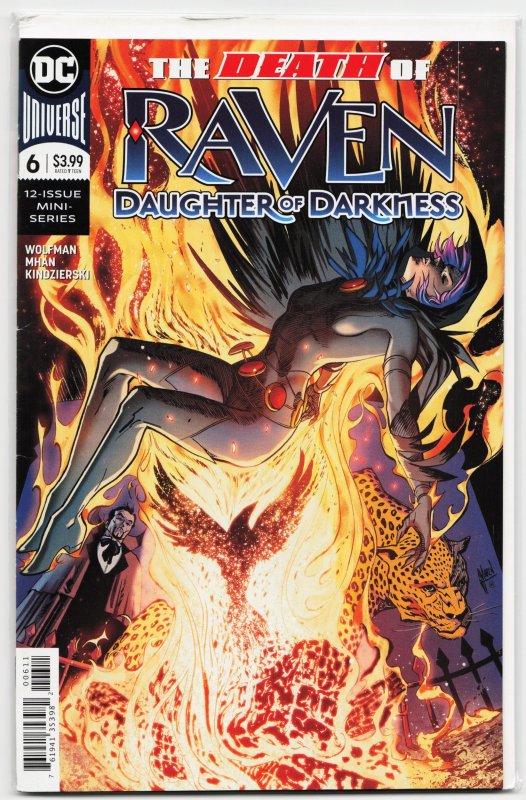 Raven: Daughter of Darkness #6 (2018), raw, ungraded comic book — front cover