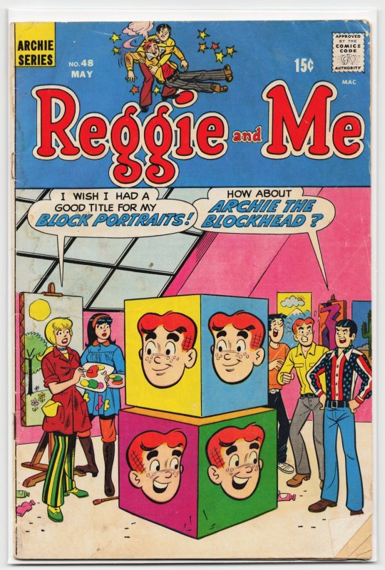 Reggie and Me #48 (1971), raw, ungraded comic book — front cover