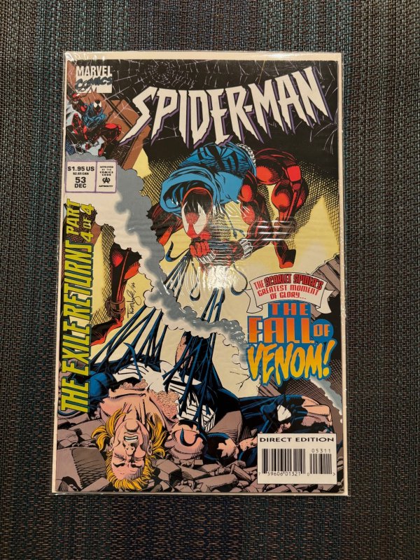 Spider-Man #53 (Marvel Comics, 1994), raw, ungraded comic book — front cover