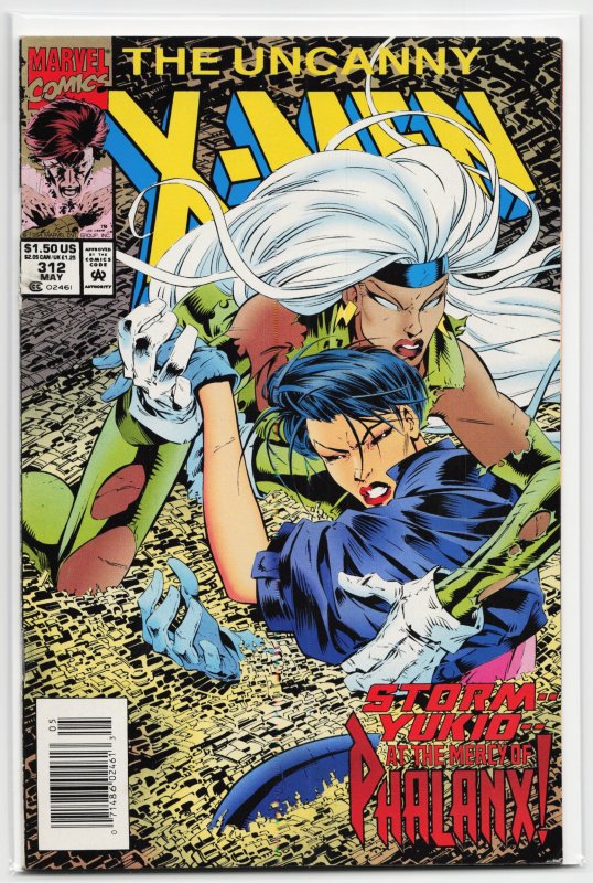 The Uncanny X-Men #312 (Marvel Comics, 1994), raw, ungraded comic book — front cover