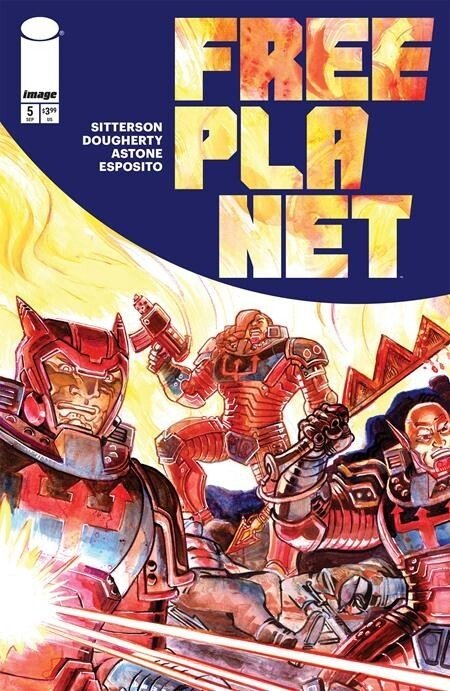 Free Planet #5 (Image Comics, 2025), raw, ungraded comic book — front cover