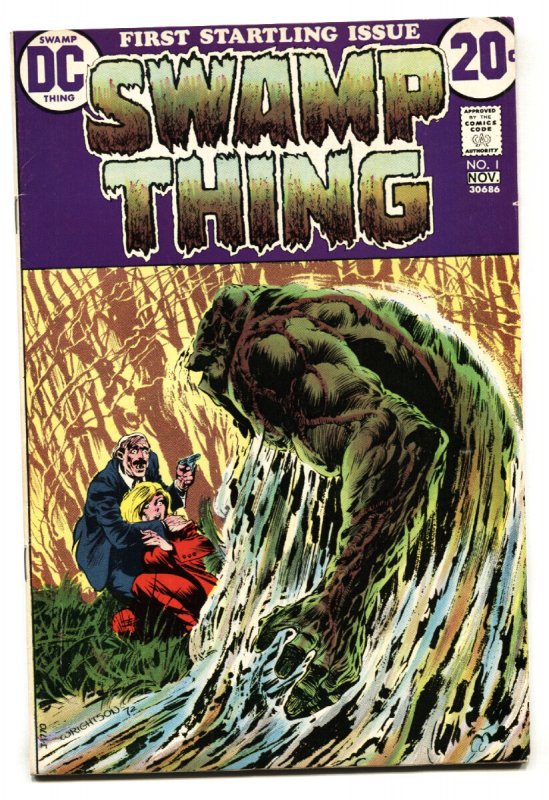 Swamp Thing #1 - 1972 - DC - Fn/vf - Comic Book (DC Comics, 1972), raw comic book in FN/VF condition — front cover
