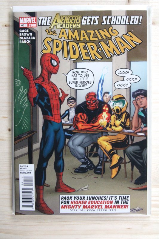 The Amazing Spider-Man #661 (Marvel Comics, 2011), raw comic book in NM 9.4 condition — front cover