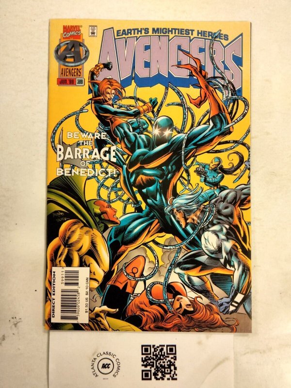 Avengers #399 (Marvel Comics), raw comic book in NM condition — front cover