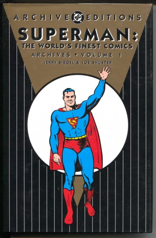 Superman: The World's Finest Comics-Vol 1-Jerry Siegel-2004-HC-VG/FN, raw comic book in VG/FN condition — front cover