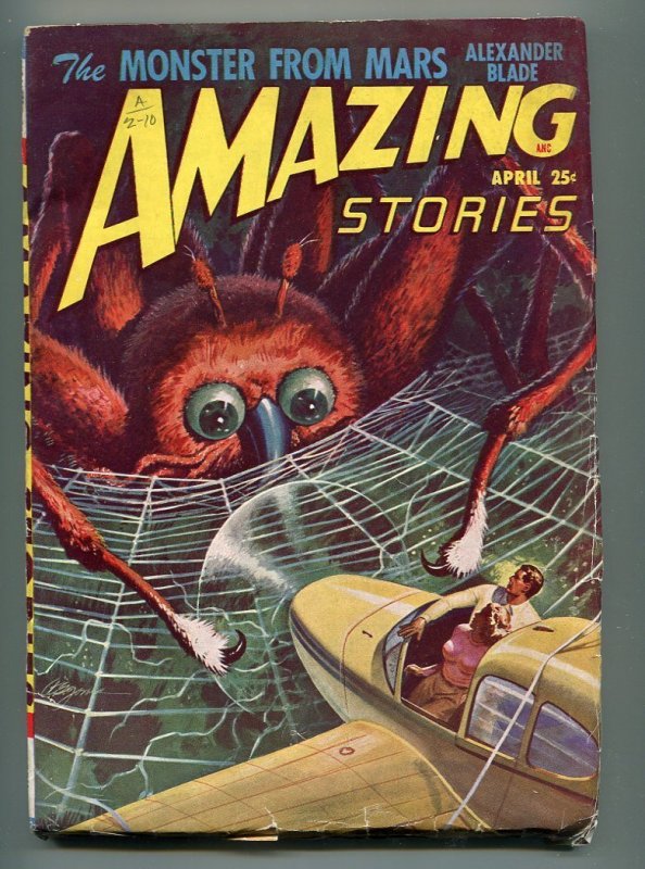 Pulp: Amazing Stories Pulp April 1948-Alexander Blade -J. Allen St. John-Vg (St. John Publications, 1948), raw comic book in VG condition — front cover