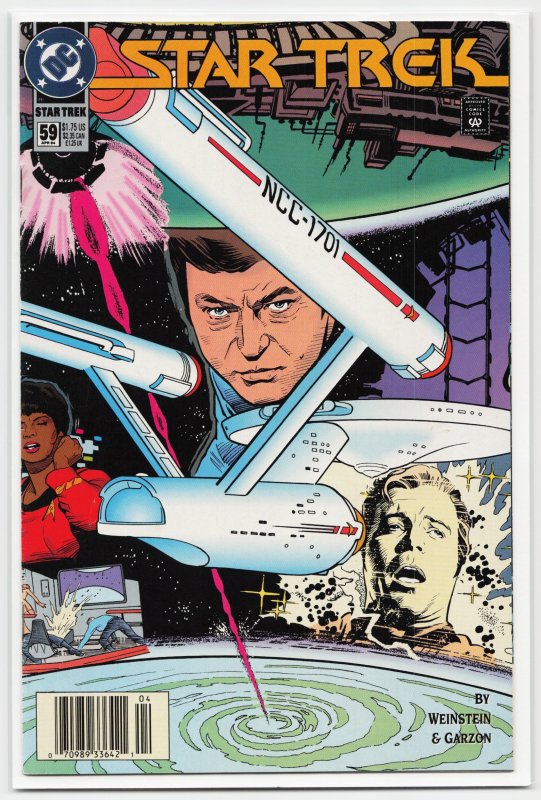 Star Trek #59 (DC Comics, 1994), raw, ungraded comic book — front cover