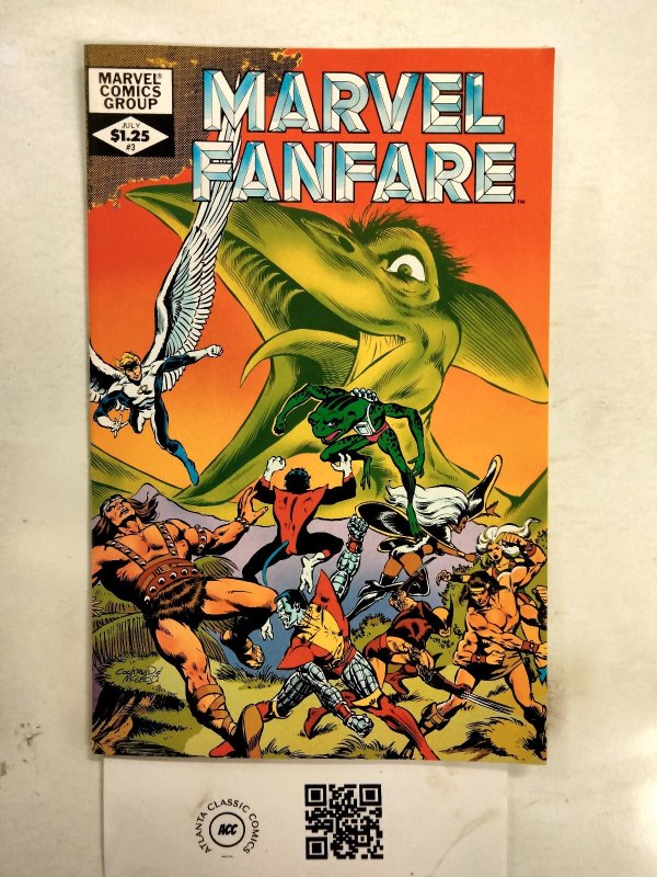 Marvel Fanfare #3 (Marvel Comics), raw comic book in NM condition — front cover