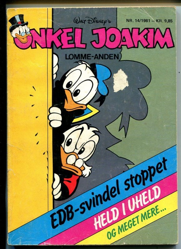 Onkel Joakim #14 (1981), raw comic book in VG condition — front cover
