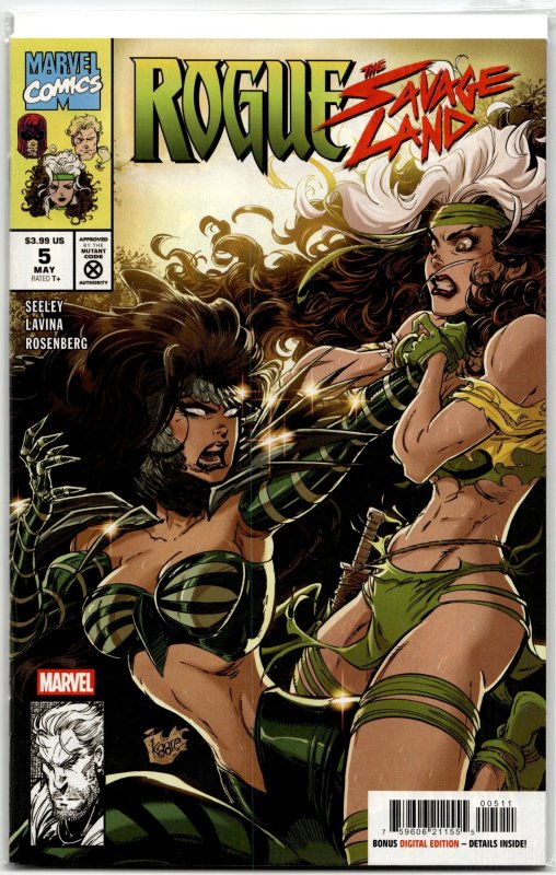 Rogue: The Savage Land #5 (Marvel Comics, 2025), raw, ungraded comic book — front cover