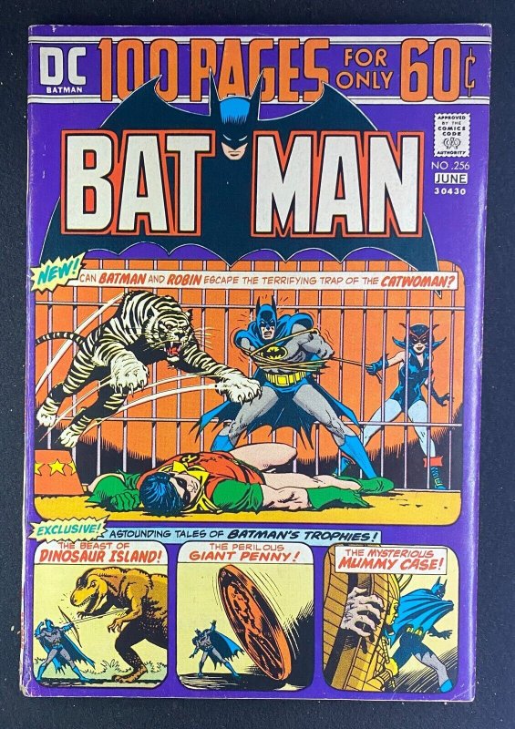 Batman #256 (DC Comics, 1940), raw comic book in FN 6.0 condition — front cover