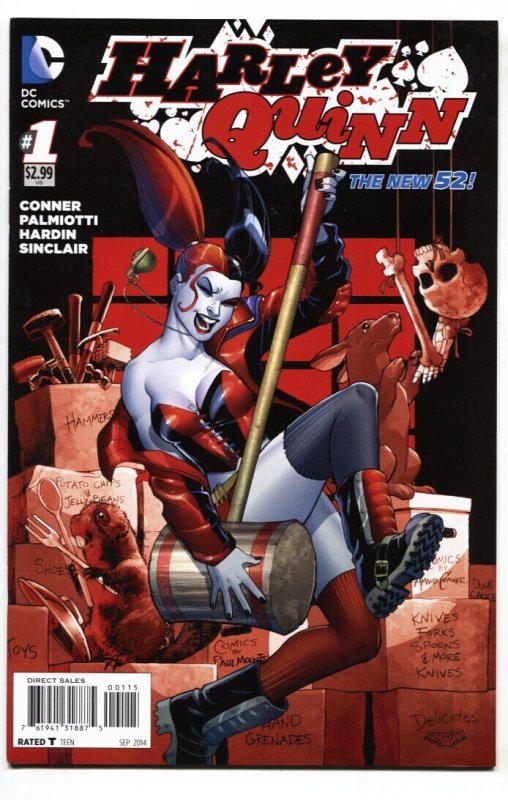 Harley Quinn-Fifth Print #1 (DC Comics, 2014), raw comic book in NM- condition — front cover