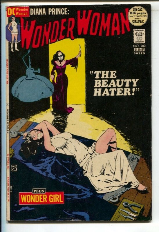 Wonder Woman #200 (DC Comics, 1972), raw, ungraded comic book — front cover