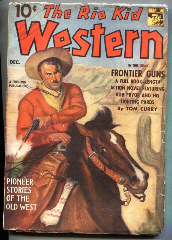 Rio Kid Western // #1 (1939), raw, ungraded comic book — front cover
