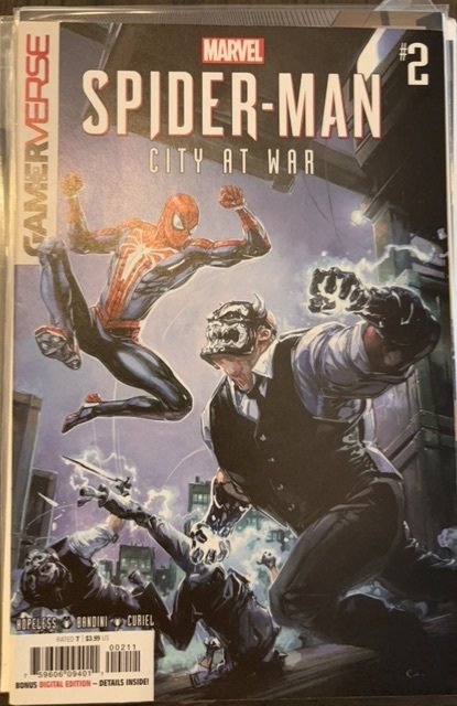 Marvel's Spider-Man: City at War #2 (Marvel Comics, 2019), raw, ungraded comic book — front cover