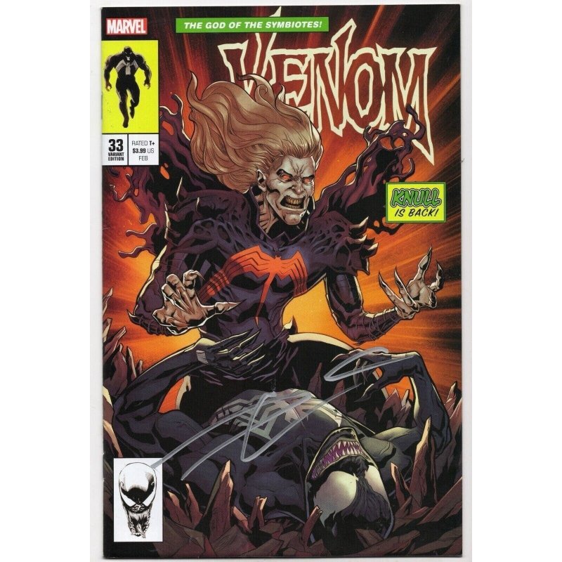 Venom #33 (Marvel Comics, 2021), raw comic book in NM 9.4 condition — front cover