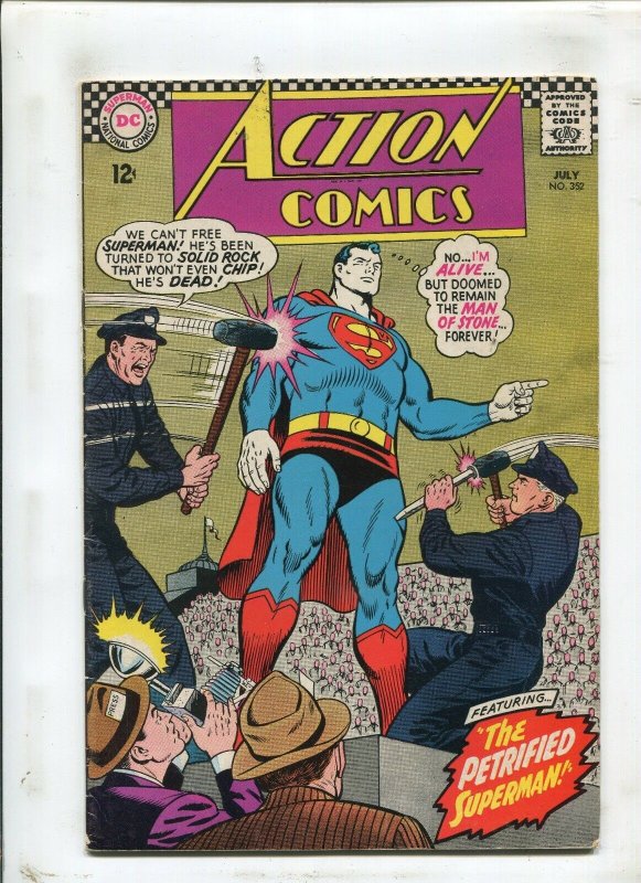 Action Comics #352 (DC Comics, 1967), raw comic book in 6.0 condition — front cover
