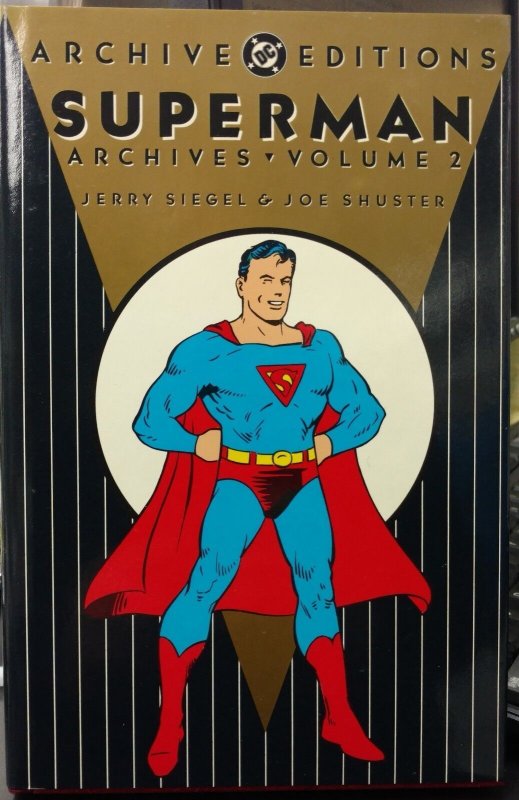 Superman DC Archive Hardcover Volume 2 OOP Unshrinkwrapped (DC Comics), raw, ungraded comic book — front cover